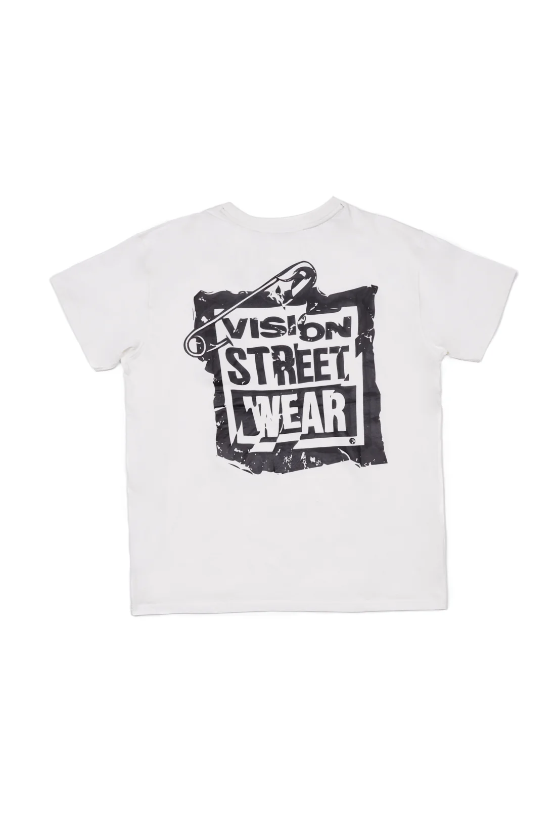 Safety Pin Logo T-Shirt - Ivory - Image 7
